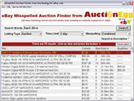 Misspelled Auction Tool screenshot